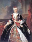 Louis de Silvestre Portrait of the Queen Maria Josepha in Polish costume painting